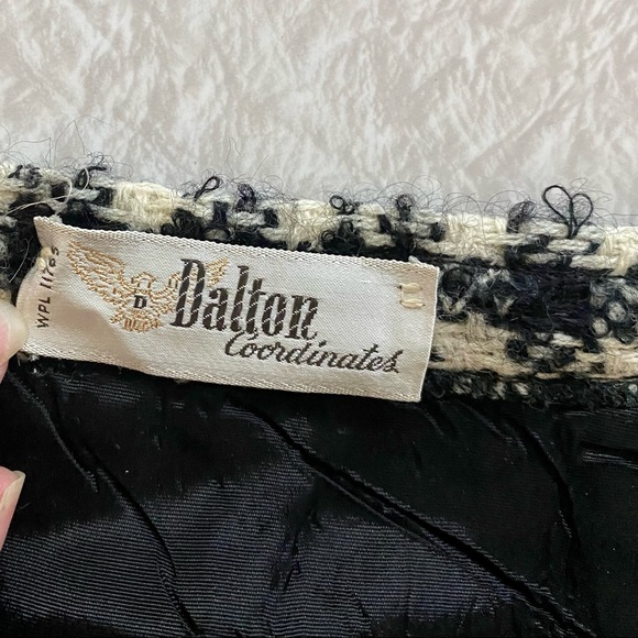 Vintage Wool Dalton Size 4 Houndstooth Skirt - Picture 4 of 5